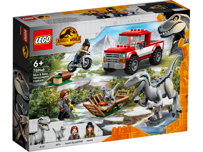 LEGO Jurassic World 76946 Blue & Beta velociraptorvangst