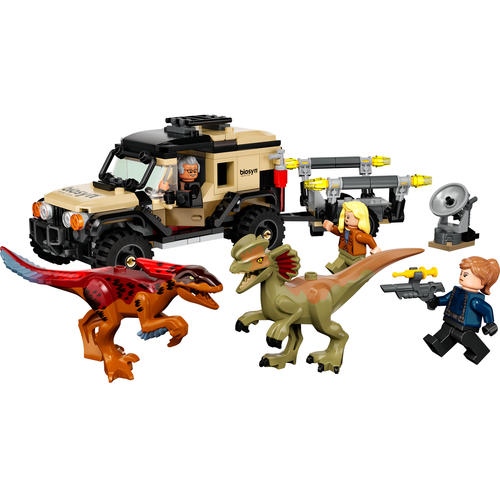 LEGO Jurassic World 76951 Pyroraptor & Dilophosaurus transport