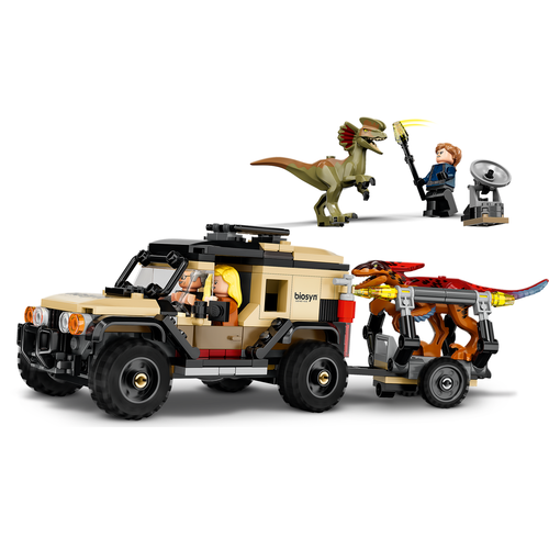 LEGO Jurassic World 76951 Pyroraptor & Dilophosaurus transport