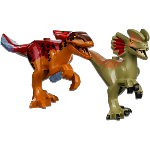 LEGO Jurassic World 76951 Pyroraptor & Dilophosaurus transport