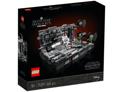 LEGO Star Wars 75329 Death Star Trench Run diorama