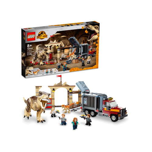 LEGO Jurassic World 76948 T. rex & Atrociraptor dinosaurus ontsnapping LEGO Jurassic World 76948 T. rex & Atrociraptor dinosaurus ontsnapping