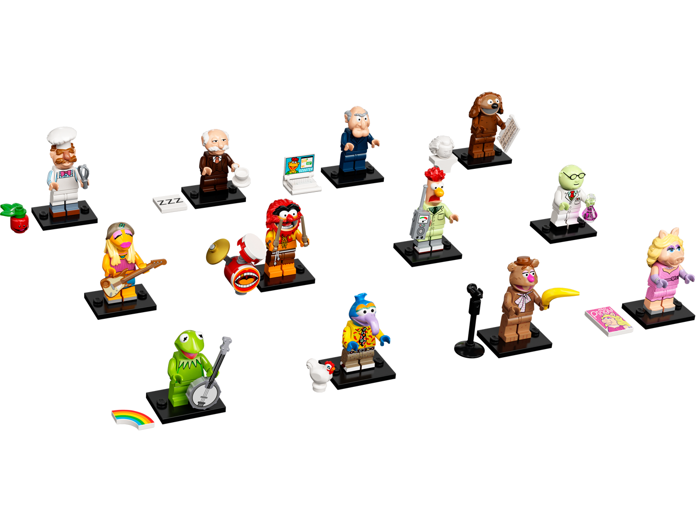 LEGO Minifiguren 71033 The Muppets Complete Serie Jan's Steen