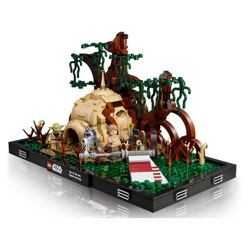 LEGO Star Wars 75330 Jedi training op Dagobah Diorama