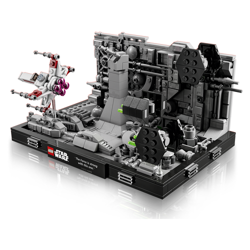 LEGO Star Wars 75329 Death Star Trench Run diorama