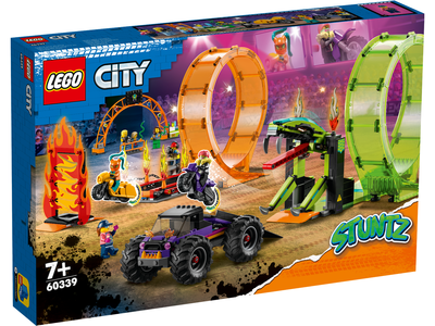 LEGO City Stuntz 60339 Dubbele looping stuntarena