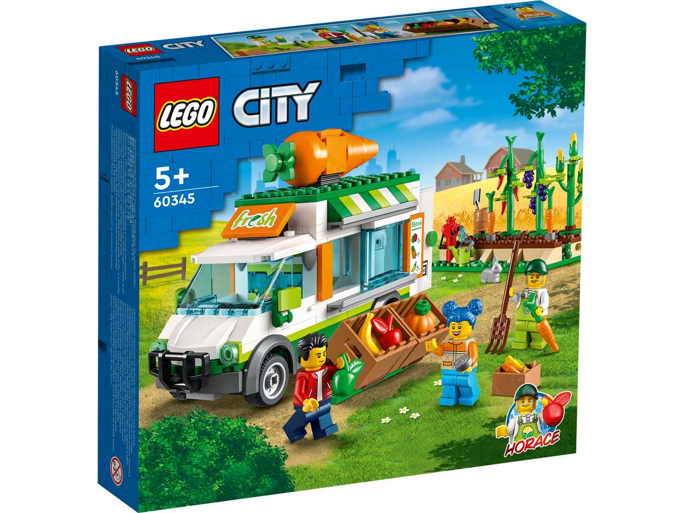 LEGO City 60345 Boerenmarkt wagen - Jan's Steen