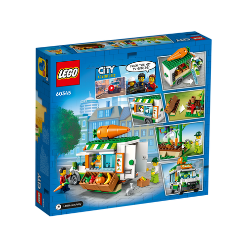 LEGO City 60345 Boerenmarkt wagen