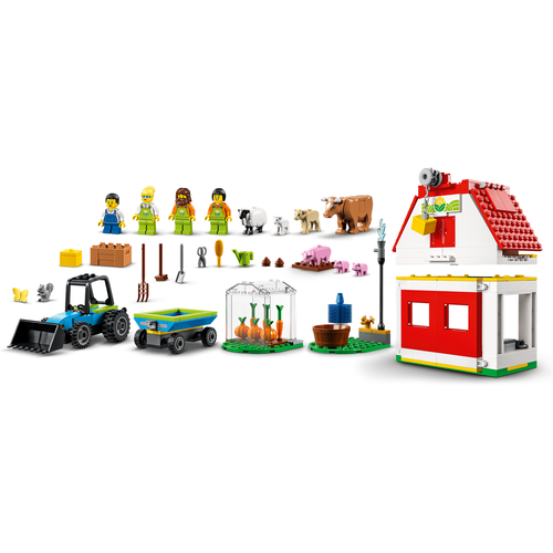 LEGO City 60346 Schuur en boerderijdieren