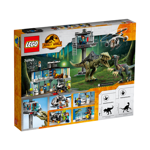 LEGO Jurassic World 76949 Giganotosaurus & Therizinosaurus aanval