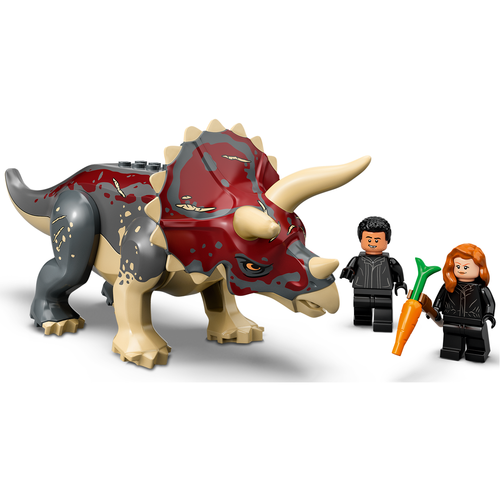 LEGO Jurassic World 76950 Triceratops pick-up truck hinderlaag