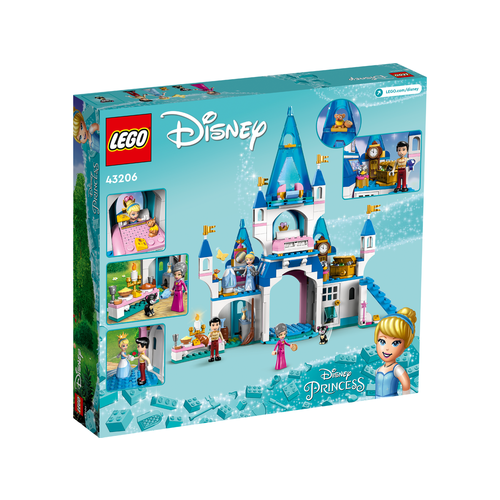 LEGO Disney Princess 43206 Het kasteel van Assepoester en de knappe prins