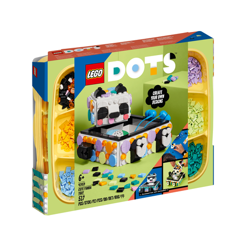 LEGO DOTS 41959 Schattige panda bakje