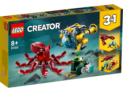 LEGO Creator 3 in 1 31130 Verzonken schat missie