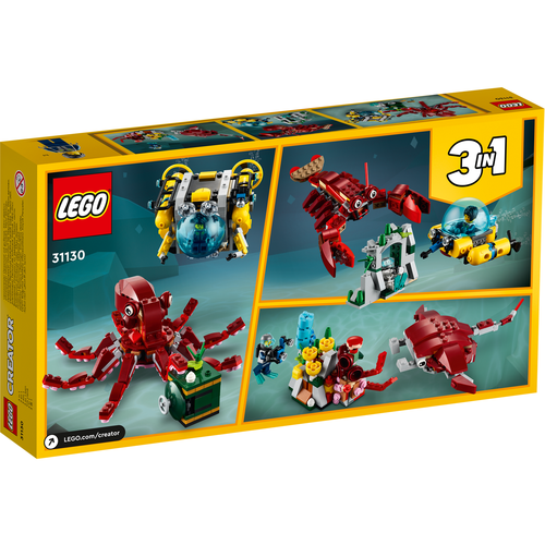 LEGO Creator 3 in 1 31130 Verzonken schat missie