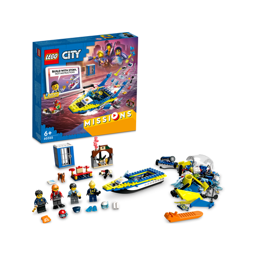 LEGO City 60355 Waterpolitie recherchemissies