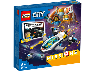 LEGO City 60354 Ruimteschip voor verkenningsmissies op Mars