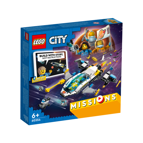 LEGO City 60354 Ruimteschip voor verkenningsmissies op Mars