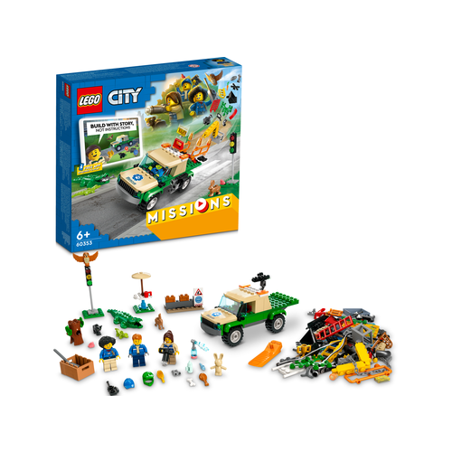 LEGO City 60353 Wilde dieren reddingsmissies