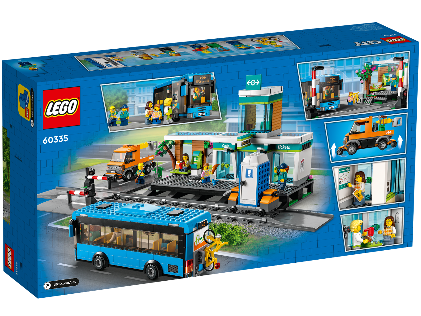 kogel schetsen Luxe LEGO City 60335 Treinstation - Jan's Steen