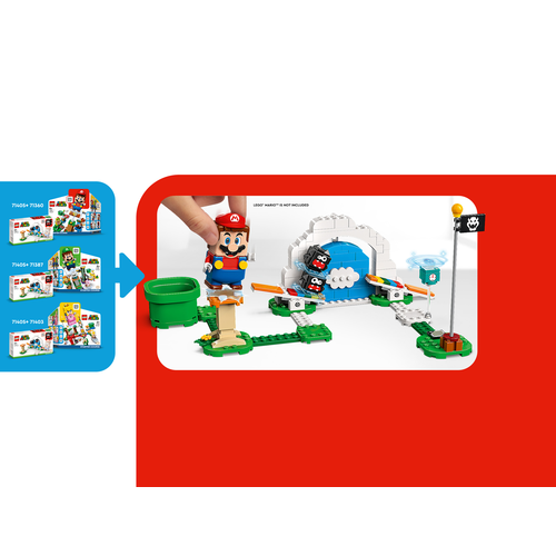 LEGO Super Mario 71405 Uitbreidingsset: Fuzzies en flippers