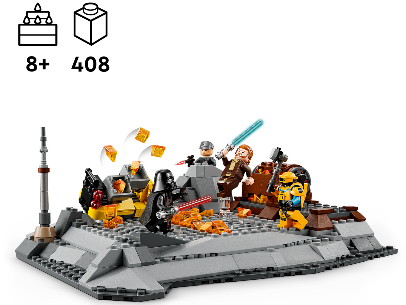 LEGO Star Wars 75334 Obi-Wan Kenobi™ vs. Darth Vader