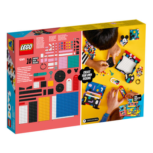 LEGO DOTS 41964 Mickey Mouse en Minnie Mouse: Terug naar school