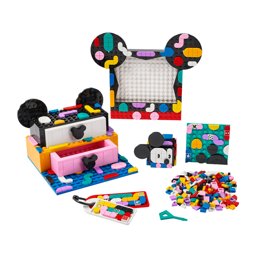 LEGO DOTS 41964 Mickey Mouse en Minnie Mouse: Terug naar school