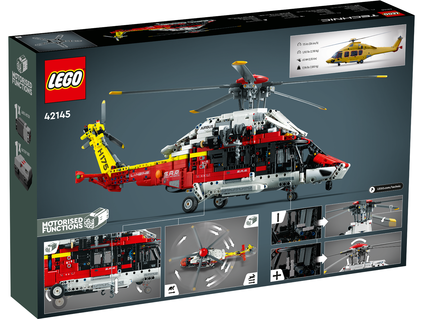 Kalmte misdrijf Ver weg LEGO Technic 42145 Airbus H175 Reddingshelikopter - Jan's Steen