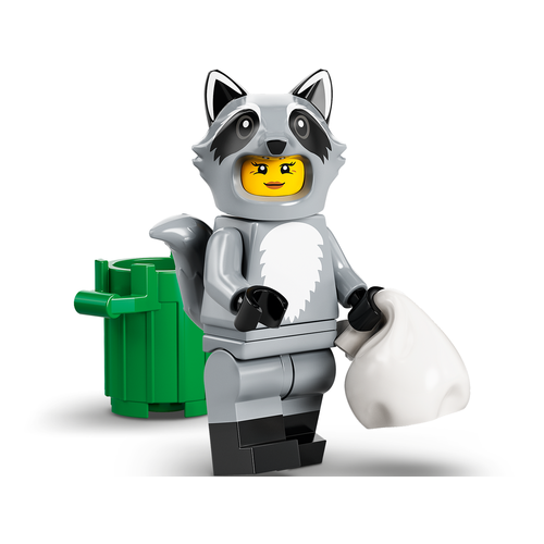 LEGO Minifiguren 71032-10 Serie 22 Raccoon Costume Fan