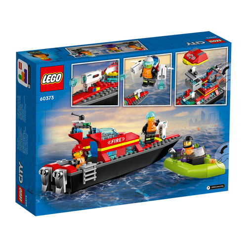 LEGO City Fire 60373 Reddingsboot Brand