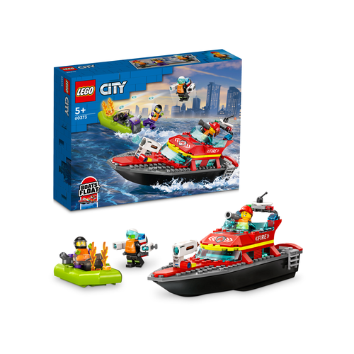 LEGO City Fire 60373 Reddingsboot Brand