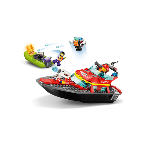 LEGO City Fire 60373 Reddingsboot Brand