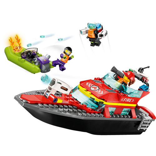 LEGO City Fire 60373 Reddingsboot Brand