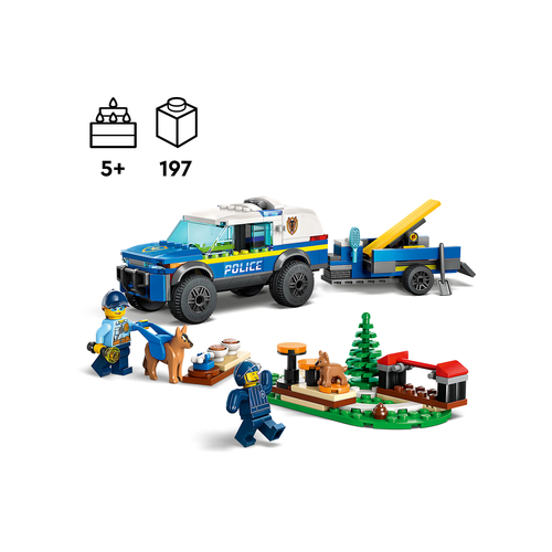 LEGO City Police 60369 Mobiele Politiehondentraining