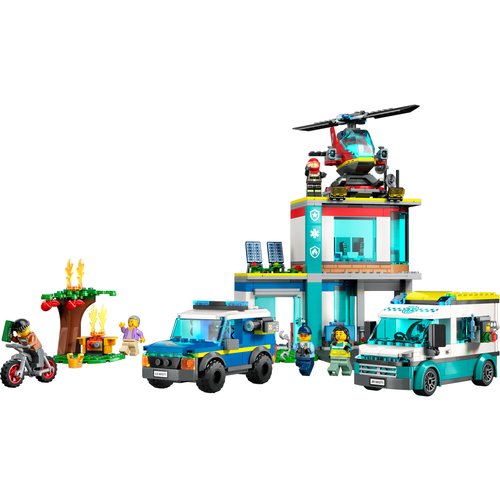 LEGO City Police 60371 Hoofdkwartier van hulpdienstvoertuigen