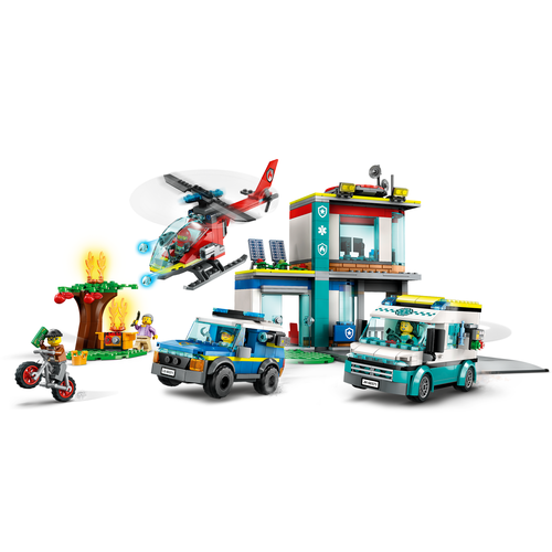 LEGO City Police 60371 Hoofdkwartier van hulpdienstvoertuigen