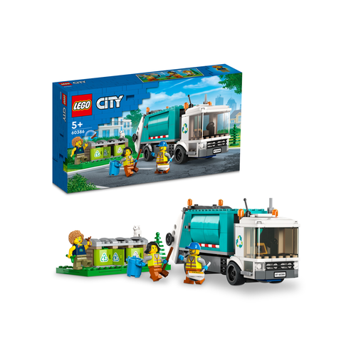 LEGO City 60386 Recycle vrachtwagen