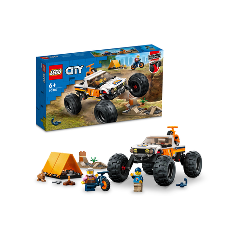 LEGO City 60387 4x4 Terreinwagen avonturen