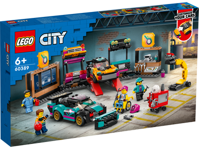 LEGO City 60389 Garage voor aanpasbare auto's