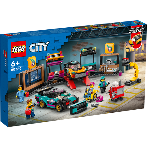 LEGO City 60389 Garage voor aanpasbare auto's