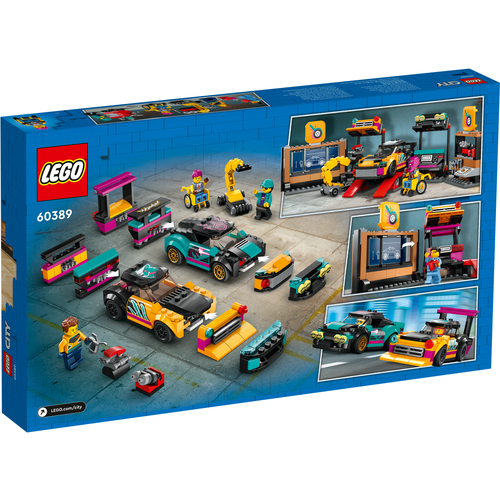 LEGO City 60389 Garage voor aanpasbare auto's