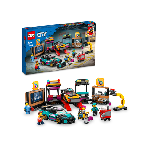 LEGO City 60389 Garage voor aanpasbare auto's