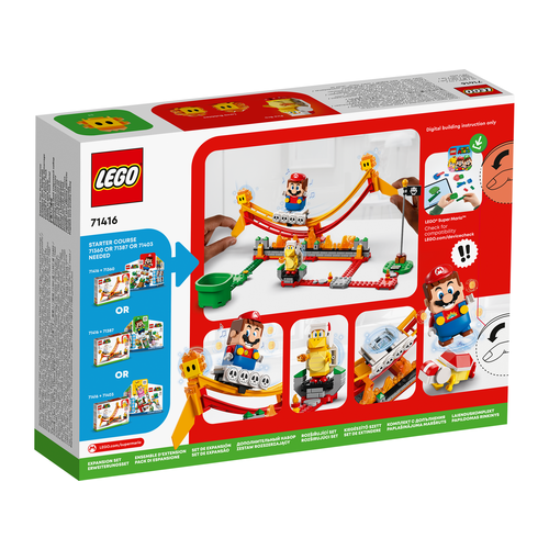 LEGO Super Mario 71416 Uitbreidingsset: Rit over lavagolven