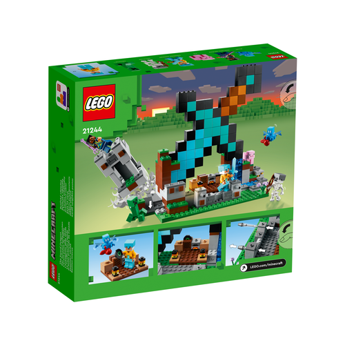 LEGO Minecraft 21244 Uitvalbasis Zwaard