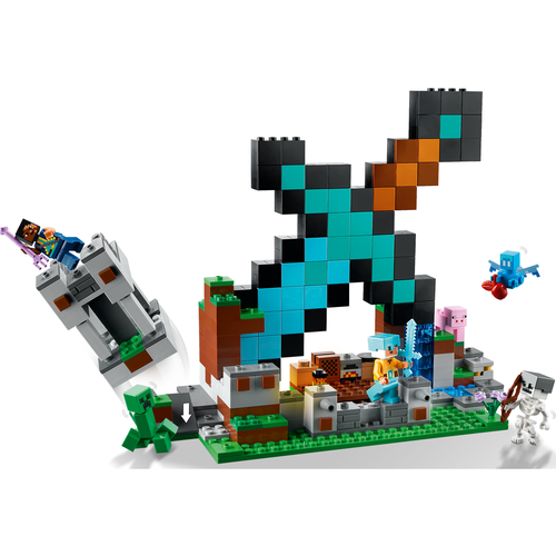 LEGO Minecraft 21244 Uitvalbasis Zwaard