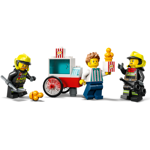 LEGO City Fire 60375 Brandweerkazerne en Brandweerwagen