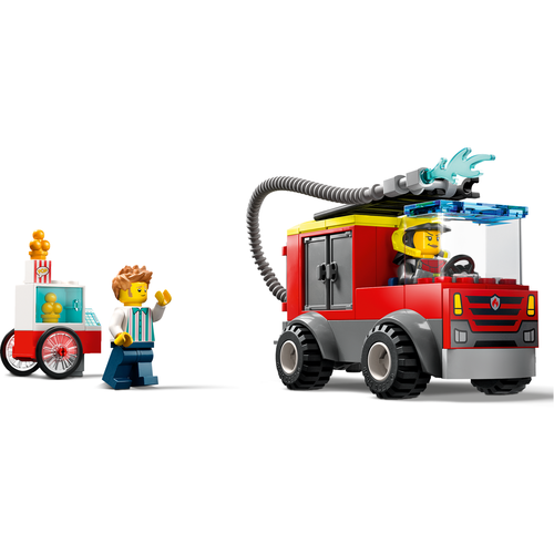 LEGO City Fire 60375 Brandweerkazerne en Brandweerwagen