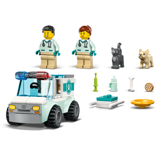 LEGO City 60382 Dierenarts reddingswagen