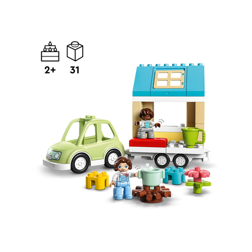 LEGO DUPLO Stad 10986 Familiehuis op wielen